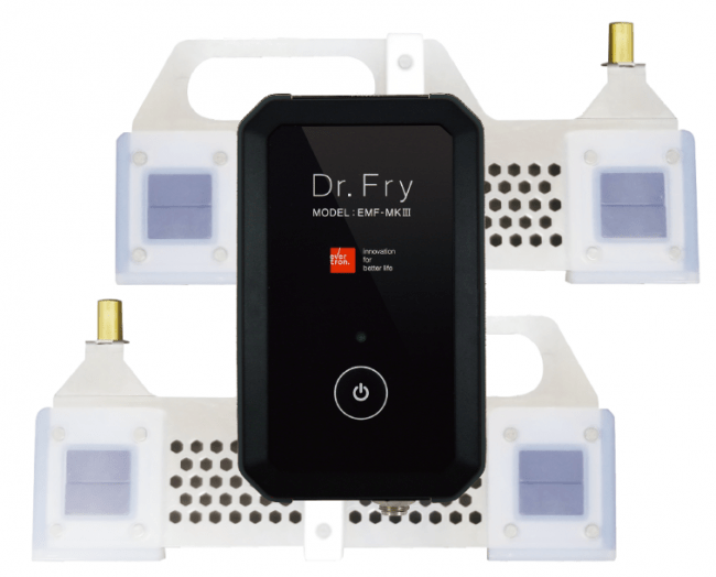 Dr. Fry control cabinet with two electrode panels